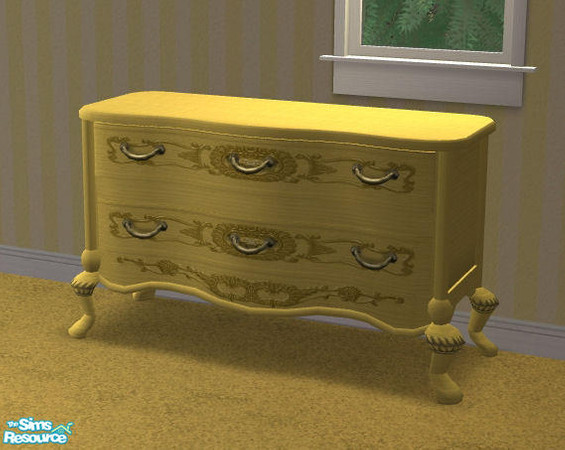 Sims 2 — Light Bedroom - Dresser by tiefliga — Dresser