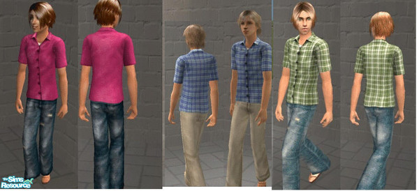 Sims 2 — Summer Nights Casual- Teen Boys by kalynn06 — My second collection of clothes for teenagers. My teen girls were