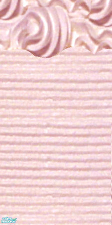 Sims 2 — dink_wall_cake1_pink_ripples_top by dinkytink — Part of a set of 22 coordinating interior AND exterior walls and