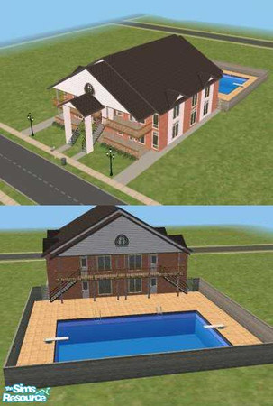 Sims 2 — Fairview Aprtments by katje96 — 4 apartments in this building. Each apartment has the same layout, so I've only