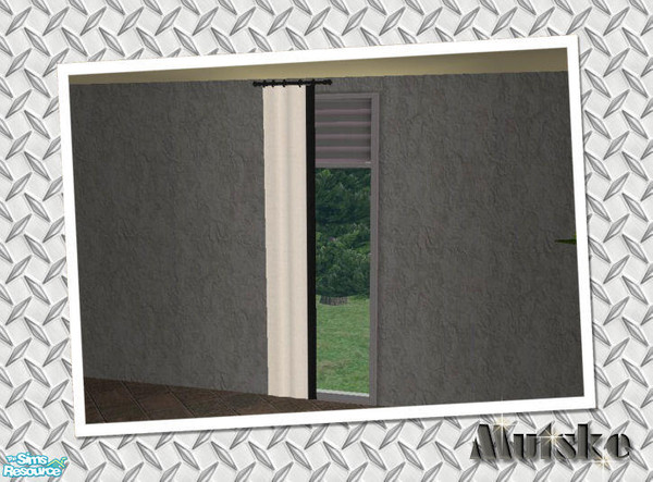 Sims 2 — Curtain Long Left by Mutske — Recolors of the Base Game Items, "Carmen Curtain Set" recolors, and