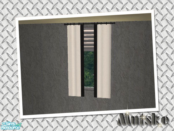 Sims 2 — Curtain Short by Mutske — Recolors of the Base Game Items, "Carmen Curtain Set" recolors, and