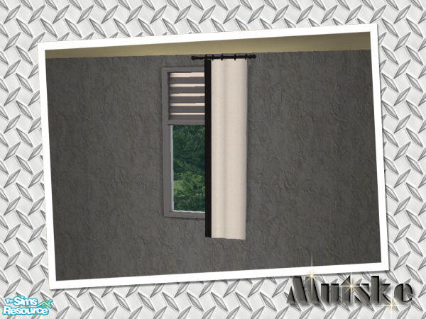 Sims 2 — Curtain Short Right by Mutske — Recolors of the Base Game Items, "Carmen Curtain Set" recolors, and