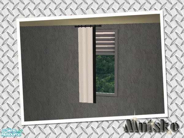 Sims 2 — Curtain Short Left by Mutske — Recolors of the Base Game Items, "Carmen Curtain Set" recolors, and