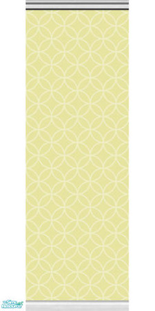 Sims 2 — Circle set 1 - Yellow by jokerette — Wallpaper with a circle pattern