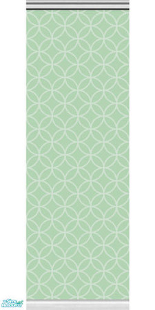 Sims 2 — Circle set 1 - Pale Green by jokerette — Wallpaper with a circle pattern