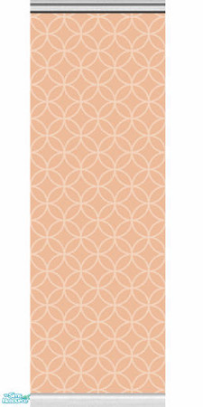 Sims 2 — Circle set 1 - Orange by jokerette — Wallpaper with a circle pattern