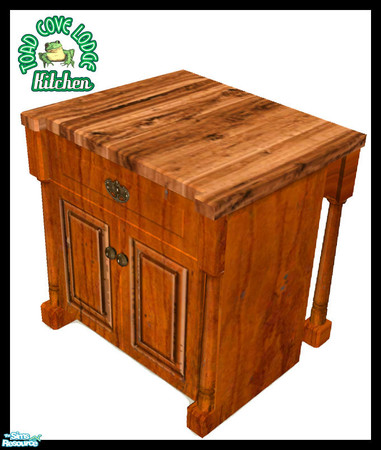 Sims 2 — Toad Cove Lodge Cabinet by dancingaphrodite — Made entirely of richiy grained wood, this substantial cabinet