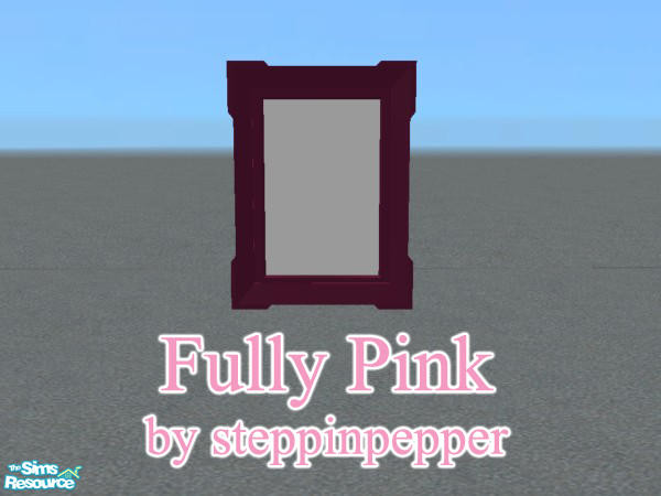 Sims 2 — Fully Pink Dorm - Mirror by steppinpepper — Part of Fully Pink Dorm Set.