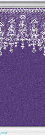 Sims 2 — Lace Walls in Violet - Individual Item by maylynn55 — Made by maylynn55 - Please feel free to use any of my