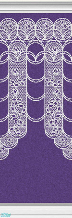 Sims 2 — Lace Walls in Violet - Individual Item by maylynn55 — Made by maylynn55 - Please feel free to use any of my