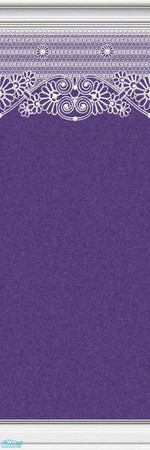 Sims 2 — Lace Walls in Violet - Individual Item by maylynn55 — Made by maylynn55 - Please feel free to use any of my