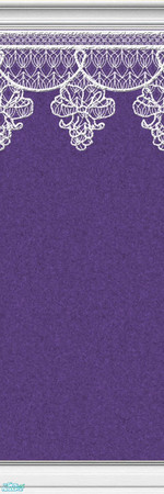 Sims 2 — Lace Walls in Violet - Individual Item by maylynn55 — Made by maylynn55 - Please feel free to use any of my
