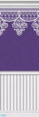 Sims 2 — Lace Walls in Violet - Individual Item by maylynn55 — Made by maylynn55 - Please feel free to use any of my