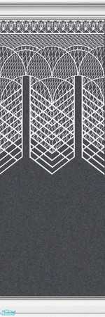 Sims 2 — Lace Walls in Smoke - Individual Item by maylynn55 — Made by maylynn55 - Please feel free to use any of my walls
