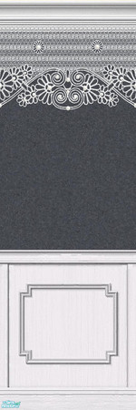 Sims 2 — Lace Walls in Smoke - Individual Item by maylynn55 — Made by maylynn55 - Please feel free to use any of my walls