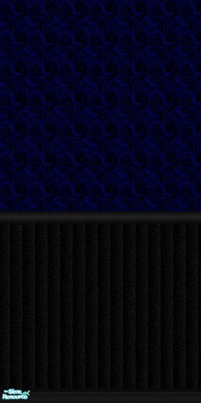 Sims 2 — Dark Daze Blue Wall 02 by wytetygryss — Part of the Dark Daze Blue Collection by Wytetygryss. TSRAA Content