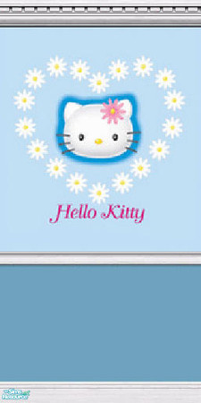 Sims 2 — Hello Kitty Wall 19 of 20 by BBKZ — Dedicated to Purrfessional & her ='..'= ..... Enjoy and rate it! :-)