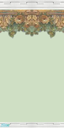 Sims 2 — Greenbriar Rose 2 - gm by gatomurphy — Traditional paper with white trim. See coordinating papers.