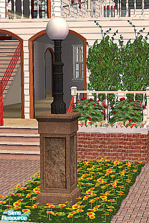 Sims 2 — Nostalgic Park Fence Globe Light 1 by chrissy6930 — Nostalgic Park Fence Globe Light 1. When used in combination