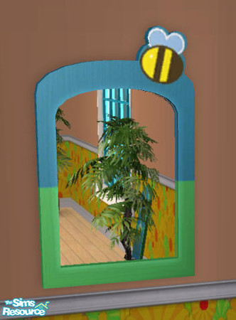 Sims 2 — Honey Bee Mirror - Recolor by NoFrills — Recolor of honey bee mirror.