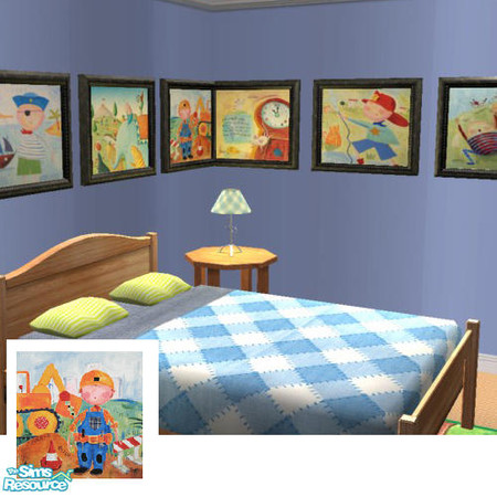 Sims 2 — Boys Fantasy Bedroom - Builder Painting by agaliha5 — 