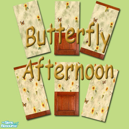 Sims 2 — Butterfly Afternoon by Shawnamarie — A shabby chic collection for any room or shop.