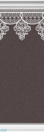 Sims 2 — Lace Walls in Taupe - Individual Item by maylynn55 — Made by maylynn55 - Please feel free to use any of my walls