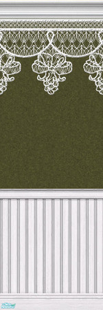 Sims 2 — Lace Walls in Khaki - Individual Item by maylynn55 — Made by maylynn55 - Please feel free to use any of my walls