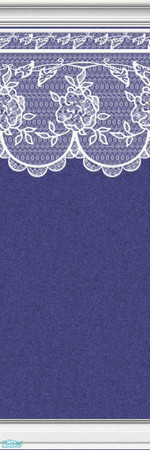 Sims 2 — Lace Walls in Navy - Individual Item by maylynn55 — Made by maylynn55 - Please feel free to use any of my walls