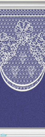Sims 2 — Lace Walls in Navy - Individual Item by maylynn55 — Made by maylynn55 - Please feel free to use any of my walls