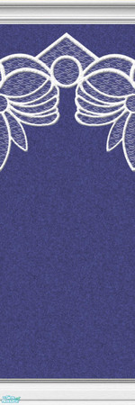 Sims 2 — Lace Walls in Navy - Individual Item by maylynn55 — Made by maylynn55 - Please feel free to use any of my walls
