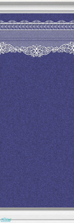 Sims 2 — Lace Walls in Navy - Individual Item by maylynn55 — Made by maylynn55 - Please feel free to use any of my walls