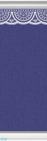 Sims 2 — Lace Walls in Navy - Individual Item by maylynn55 — Made by maylynn55 - Please feel free to use any of my walls