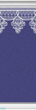 Sims 2 — Lace Walls in Navy - Individual Item by maylynn55 — Made by maylynn55 - Please feel free to use any of my walls