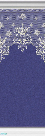 Sims 2 — Lace Walls in Navy - Individual Item by maylynn55 — Made by maylynn55 - Please feel free to use any of my walls