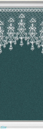 Sims 2 — Lace Walls in Turquoise - Individual Ite by maylynn55 — Made by maylynn55 - Please feel free to use any of my