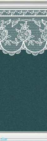 Sims 2 — Lace Walls in Turquoise - Individual Ite by maylynn55 — Made by maylynn55 - Please feel free to use any of my