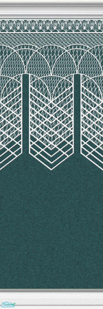 Sims 2 — Lace Walls in Turquoise - Individual Ite by maylynn55 — Made by maylynn55 - Please feel free to use any of my