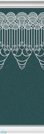 Sims 2 — Lace Walls in Turquoise - Individual Ite by maylynn55 — Made by maylynn55 - Please feel free to use any of my