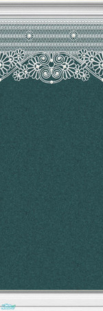 Sims 2 — Lace Walls in Turquoise - Individual Ite by maylynn55 — Made by maylynn55 - Please feel free to use any of my
