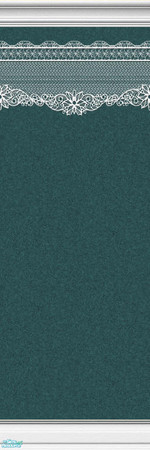 Sims 2 — Lace Walls in Turquoise - Individual Ite by maylynn55 — Made by maylynn55 - Please feel free to use any of my