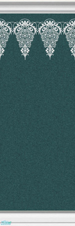 Sims 2 — Lace Walls in Turquoise - Individual Ite by maylynn55 — Made by maylynn55 - Please feel free to use any of my