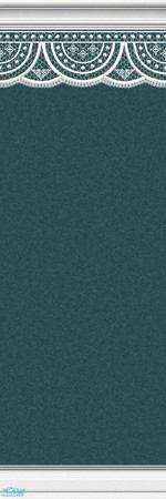 Sims 2 — Lace Walls in Turquoise - Individual Ite by maylynn55 — Made by maylynn55 - Please feel free to use any of my