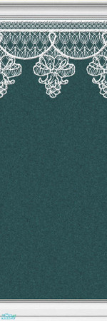 Sims 2 — Lace Walls in Turquoise - Individual Ite by maylynn55 — Made by maylynn55 - Please feel free to use any of my