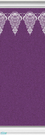 Sims 2 — Lace Walls in Plum - Individual Item by maylynn55 — Made by maylynn55 - Please feel free to use any of my walls