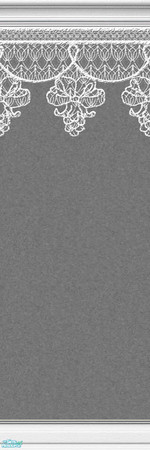 Sims 2 — Lace Walls in Gray - Individual Item by maylynn55 — Made by maylynn55 - Please feel free to use any of my walls