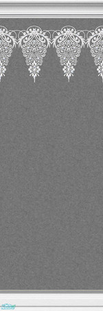 Sims 2 — Lace Walls in Gray - Individual Item by maylynn55 — Made by maylynn55 - Please feel free to use any of my walls