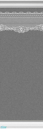 Sims 2 — Lace Walls in Gray - Individual Item by maylynn55 — Made by maylynn55 - Please feel free to use any of my walls