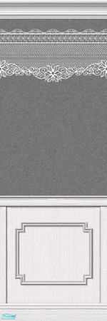 Sims 2 — Lace Walls in Gray - Individual Item by maylynn55 — Made by maylynn55 - Please feel free to use any of my walls